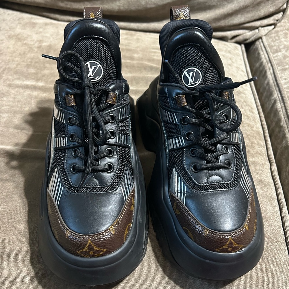 Louis Vuitton Archlight 2.0 Platform Black and Brown Sneakers women’s